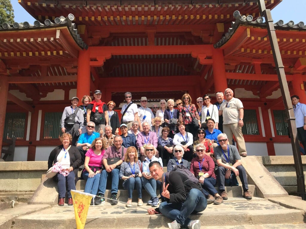 Groupe Québécois en visite guidée pendant 10 jours au Japon