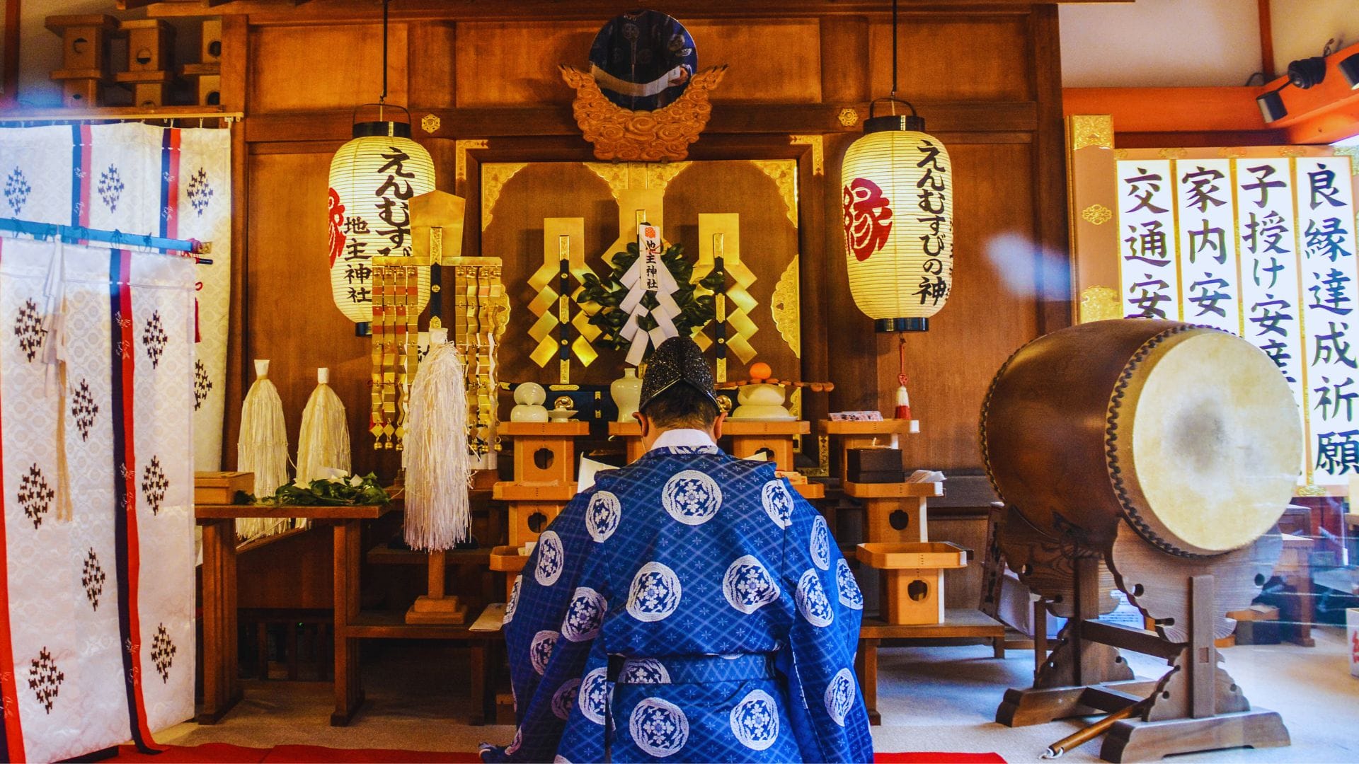 Cérémonie Shintoïste & Ikebana à Enoshima